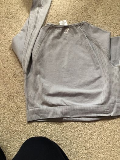Gymshark grey top size M