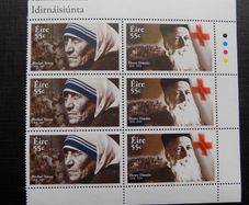 Ireland 2010 International Humanitarians.Half Sheet.Mother Teresa/Henry Dunant.Irish stamps.MNH.