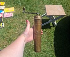 Brass pepper mill possible to post