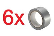 6x Universal Strong Silver Waterproof 48mm x 10m Repair Duct Adhesive Tape #1034