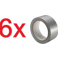 6x Universal Strong Silver Waterproof 48mm x 10m Repair Duct Adhesive Tape #1034
