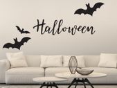 Halloween and Bat Wall Decals