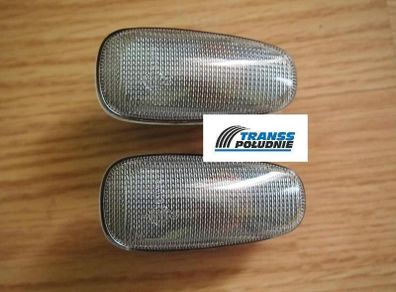 Smoked Side Light Repeater Indicators Set Vauxhall Opel Astra Frontera Oe: 1713400