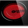 Ceramic Hob, 4 Zone Built-in Electric Hob 60cm, Ceramic Cooktop with Touch Control, 6600W, 9 Power Levels, Dual Ring Zone, Oval Zone, Timer, Child Lock, for All Pots, Hard Wired, without Plug Image 3