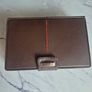 Dulwich Designs 'Park Lane' Genuine Leather 15-Section Cufflink Box Image 3