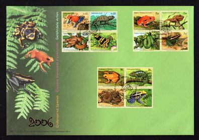 2006 United Nations (US, Geneva & Vienna) Endangered Animals Commemorative Stamps United Nations Postal Administration First Day Cover (FDC)