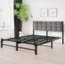 5ft King Size Bed Frame with Headboard,Metal Bed Image 6