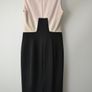 Karen Millen Black Tri-tone dress size 10 Image 5