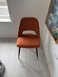 Set of 6 Velvet Dining Chairs