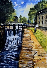 grand canal watercolour