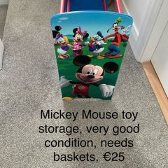 Mickey Mouse toy storage