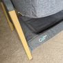 Tutti Bambini CoZee Bedside Crib - Oak and Charcoal Image 8