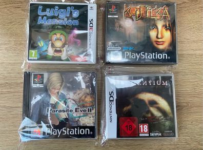 Game Case Sleeves/Protectors (Pack of 15) - for PS1, Nintendo DS, 3DS etc