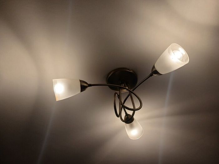 Pair of ceiling lights
