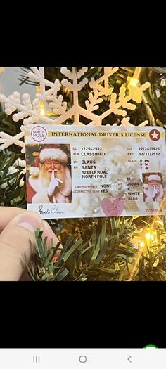 Santa ID For Sale