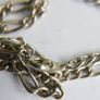 Antique Religious Large  Pendant. Saint Virgin Mary & Jesus Christ Child and  chain Image 9