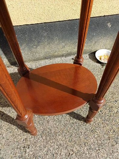 Vintage French Oval Side Table