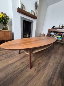 Stolkhom Walnut Veneer Coffee Table