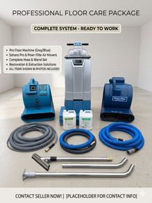 Prochem Polaris Carpet Cleaner & 2x Blow Dryers