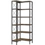 5-Tier L-Shaped Corner Bookshelf Image 3