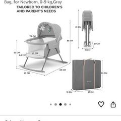 Kinderkraft Baby Crib / Travel Cot (Like New)