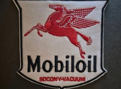 Mobiloil fuel company, cloth patch.