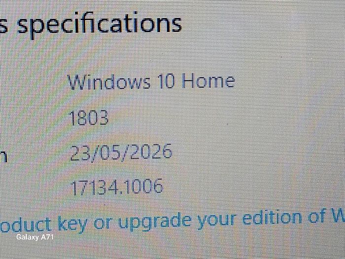 HP 14 inch Laptop, silver, Model 14-ac11na, Intel Pentium CPU 3825U, 1.9GHz, 2 GB Ram, 500GB HDD, Windows 10, Microsoft Edge, Chrome