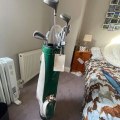 Set of golf clubs