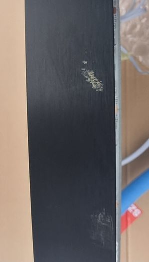 LED Bathroom Mirror Black Frame Demister 60cm