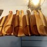 Set of 6 wooden serving paddles (43cm x 19cm) Image 4