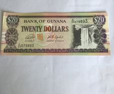 Guyana Banknote - 20 Dollars