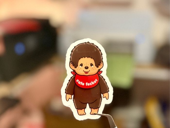 Monchhichi Glossy Sticker 3-Pack