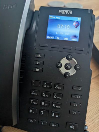 Fanvil X3SP PoE SIP VoIP IP Phone 2 SIP Lines Colour Display 3CX Asterisk Compatible Factory Reset