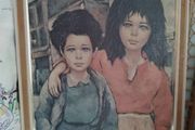 mid century print, Etienne Roth print, 1960s print