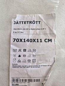 Cot/toddler mattress Ikea