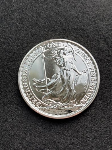 2013 1 oz Silver Britannia