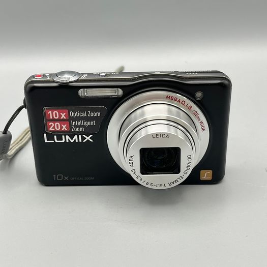 Panasonic Lumix DMC-SZ1 16.1MP Digital Camera Black Tested - Full Kit