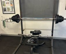 Half Rack with Bars and plates