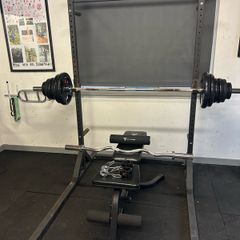 Half Rack with Bars and plates