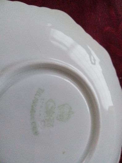 Six Pretty China Saucers