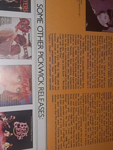 record the everly brothers Cathy's clown