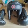 Martial Arts Headguard (Youth) and Gloves (Small) Image 4