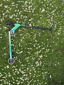 scooter with custom wheels