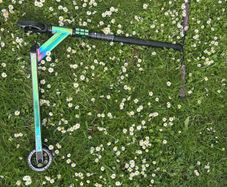 scooter with custom wheels