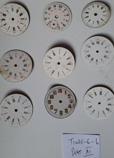 Selection of 32 Vintage Wrist & Fob Watch Dials