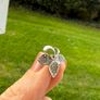 925 Sterling Silver Flower Earrings Image 3