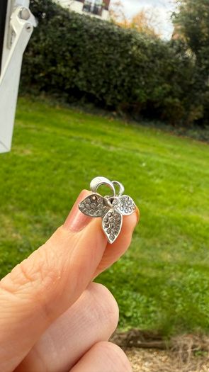 925 Sterling Silver Flower Earrings