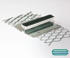 Eurometals 13mm Straight Plaster/Render Expansion Bead White - 3000mm
