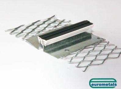 Eurometals 13mm Straight Plaster/Render Expansion Bead White - 3000mm