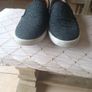 Designer Jimmy Choo leather glitter flats loafers slip on shoes 7.5-8 UK 41 EUR Image 9